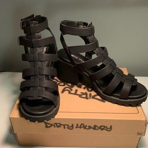 Dirty Laundry Fun Stuff High Heel Sandals size 10